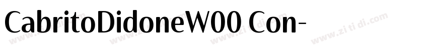 CabritoDidoneW00 Con字体转换